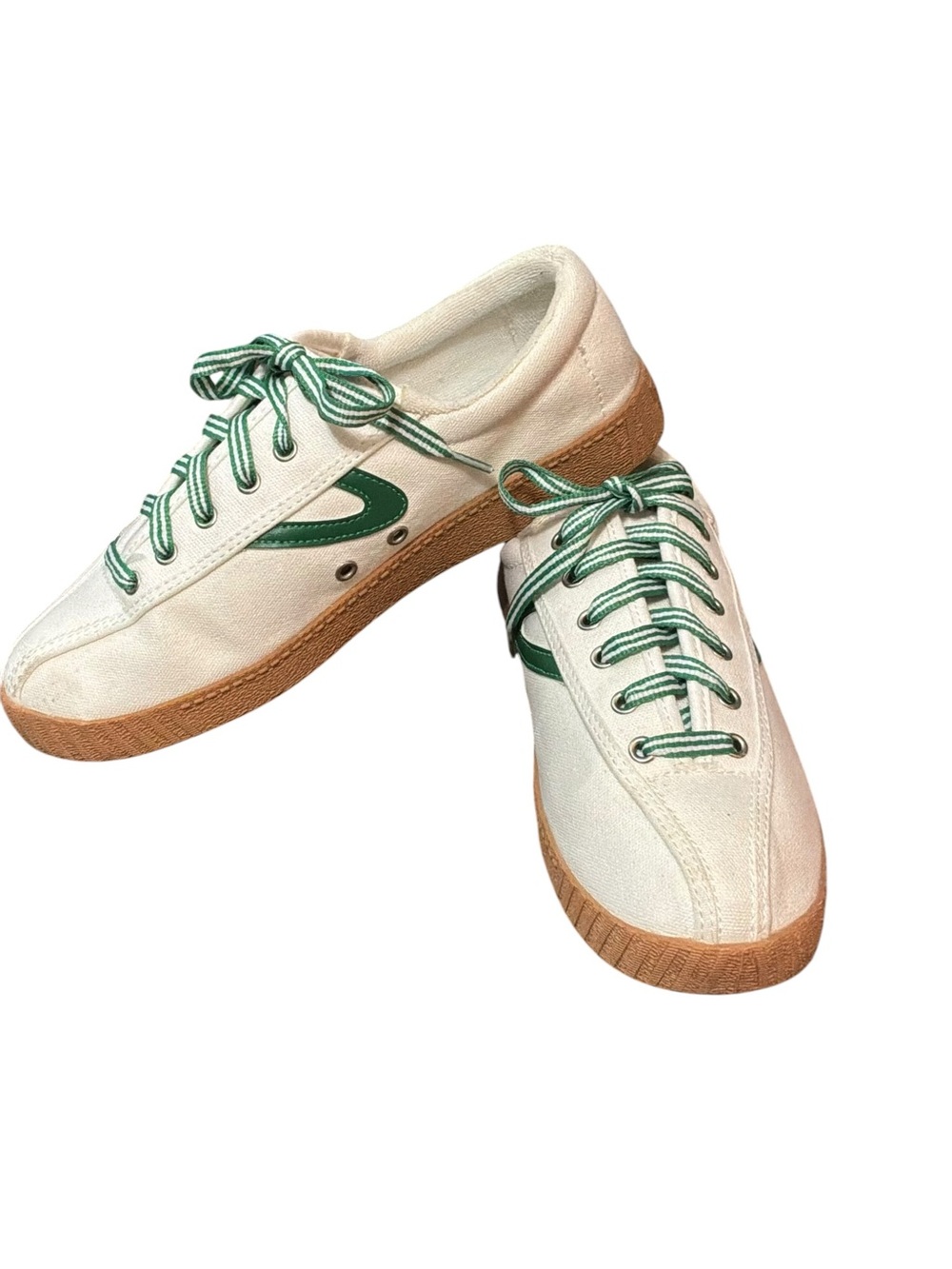 Tretorn Plush Canvas Nylite Sneaker in Green - Picture 4 of 9